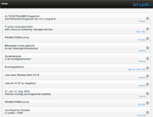 Tablet Screenshot of m.letsjob.at