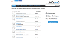 Desktop Screenshot of letsjob.at