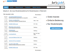 Tablet Screenshot of letsjob.at